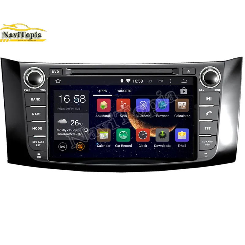 Flash Deal NAVITOPIA 4G RAM 64G ROM PX6 Six Core Android 9.0 Car DVD GPS for Nissan Sentra for Nissan Pulsar (Australia) for Sylphy 1