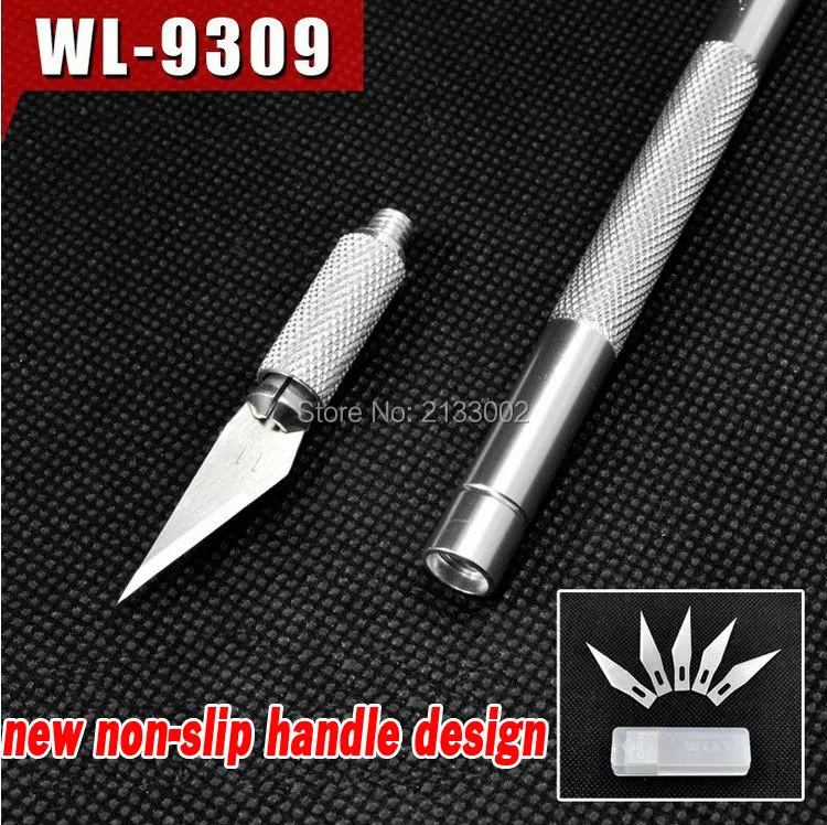 

Non-Slip Metal Wood Carving Tools Fruit Food Craft Sculpture Engraving Utility Knife With 6 Blades For Stationery Art Supplies