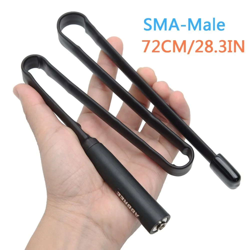 ABBREE-72cm-28-3in-Length-SMA-Male-Connector-Dual-Band-144-430Mhz-Foldable-Tactical-Antenna-For