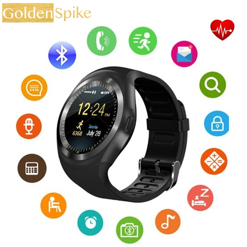 

GS02 Smart Watch For Android/iOS Thin Smart watches With Sim Card Bluetooth Phone Function Heart Rate Monitor Smartwatch