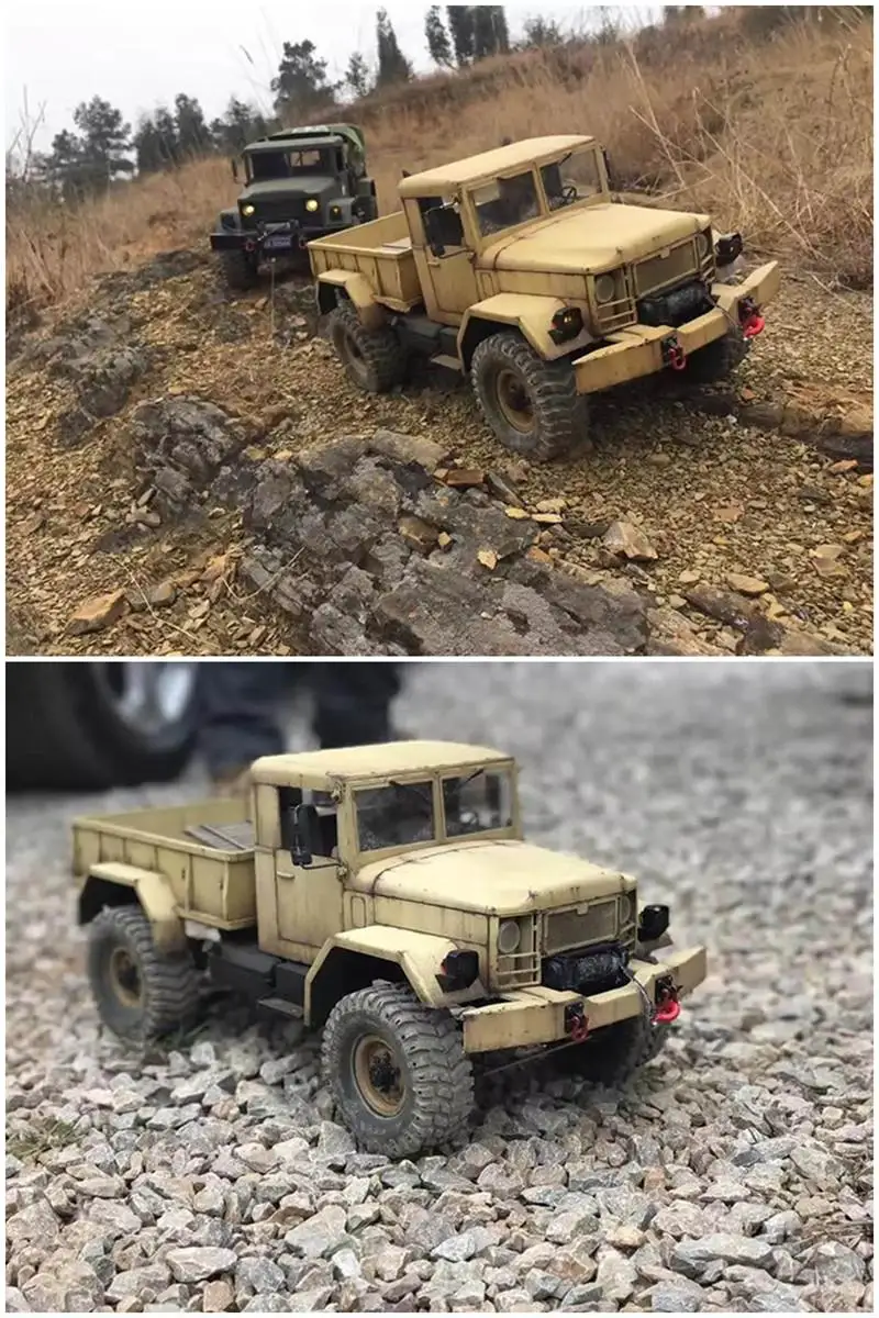Fora de Estrada Veículos de Controle Henglong Caminhão Rock Crawler us Transportador Militar 4wd Tático 2.4g Remoto Modelo Brinquedo Eletrônico rc 8 High Quality Brinquedos e hobbies