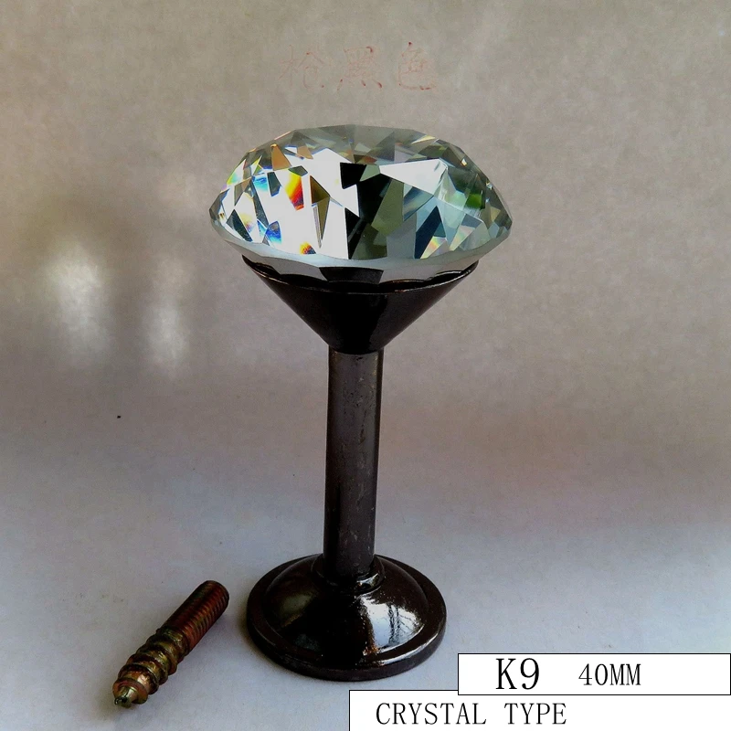 1 шт. Стекло Diamond cap стены крюк магазин одежды Европейский крюк творческий цинковый сплав кристалл занавес на стене