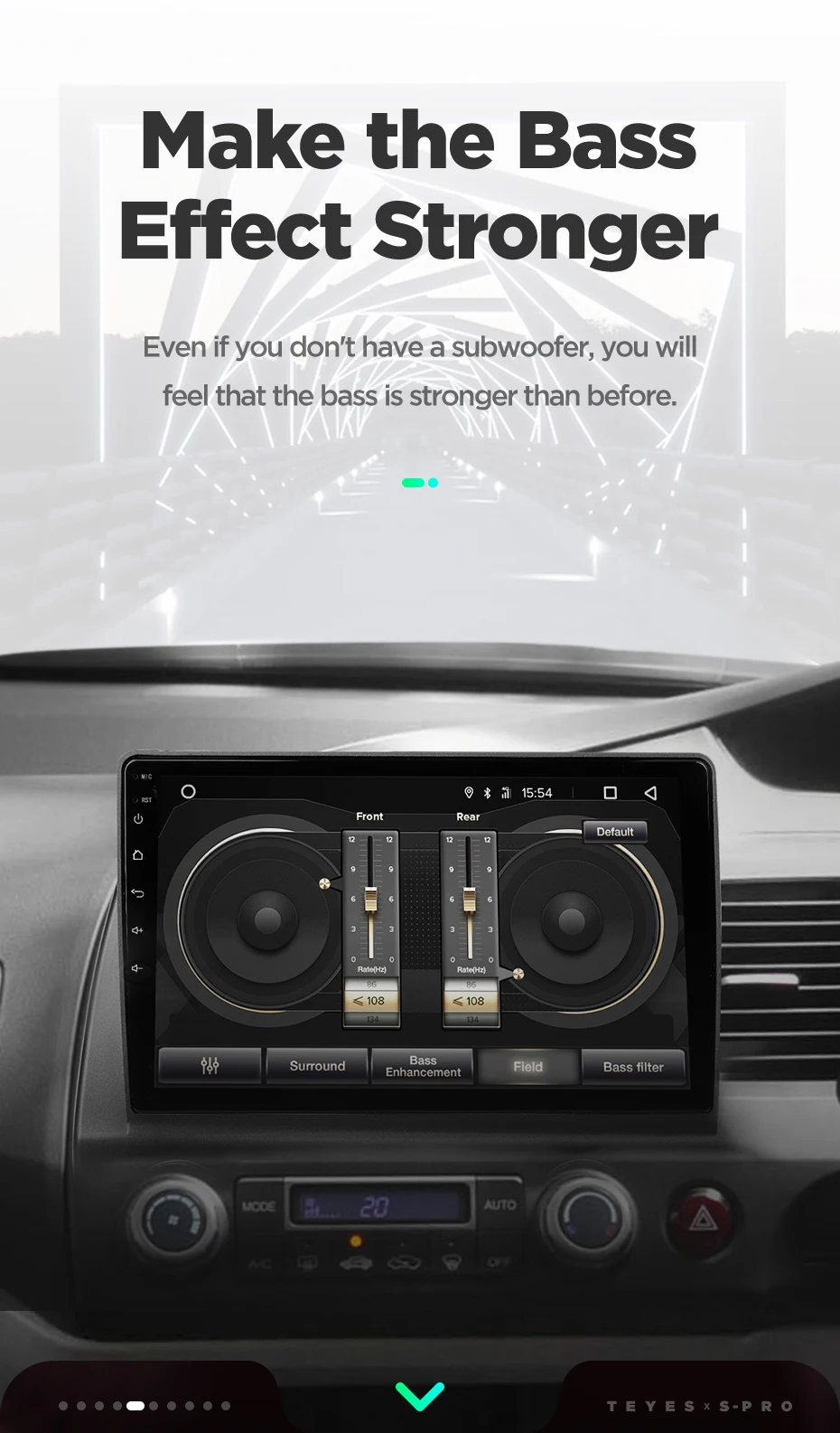 Best TEYES SPRO For Honda Civic 8 FK FN FD 2005 2008 2009 2010 2012 Car Radio Multimedia Video Player Navigation GPS Android 8.1 11