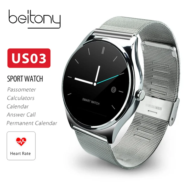 smartwatch with heart rate monitor and sleep tracker