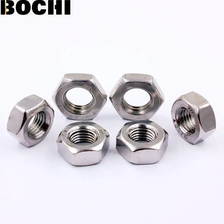 

304 316 stainless steel lock nut locking nuts non-slip nuts M2 M2.5 M3 M4 M5 M6 M8 M10 M12 Screw Small Nuts DIY Parts factory