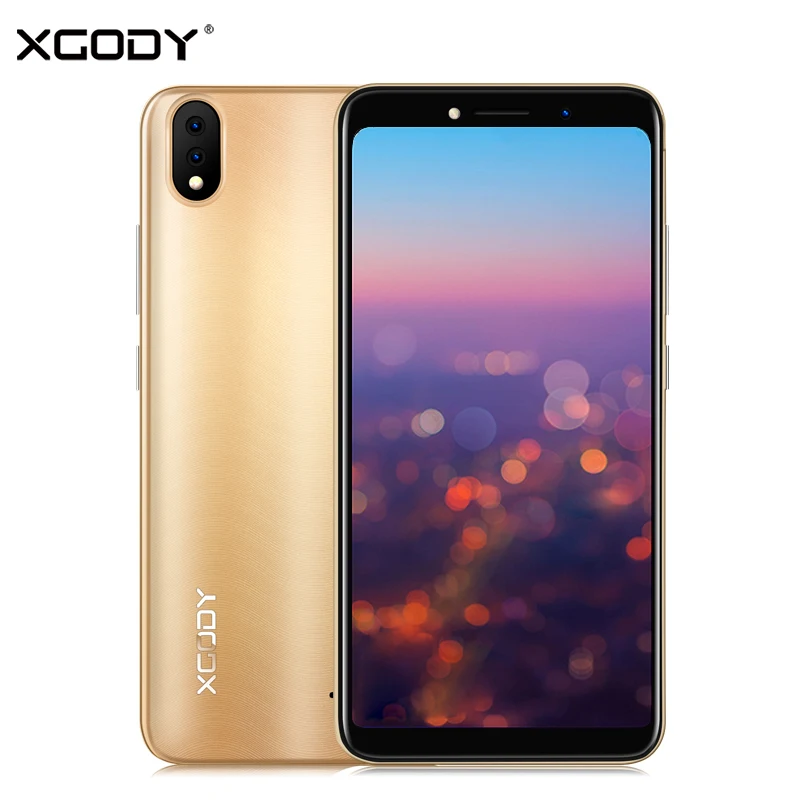 XGODY P20 3G 5.5 Inch Smartphone Android 8.1 18:9 Full Screen Mobile Phone 2GB RAM 16GB ROM MTK6580 Quad Core 5MP Camera Celular
