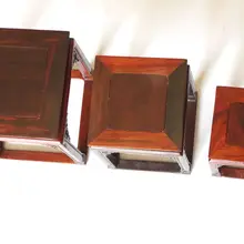 Палисандр квадратный навес pergolas с вставками "деревянный паркет" Деревянные беседки маленькая Китайская классическая мебель, антикварная мебель Ming