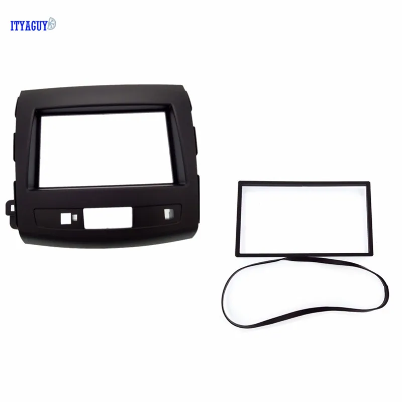 2 Din Автомобильная Радио фасция подходит для Mitsubishi Outlander peugeot(4007) Citroen C-Crosser DVD рамка, DVD панель, приборная панель отделка