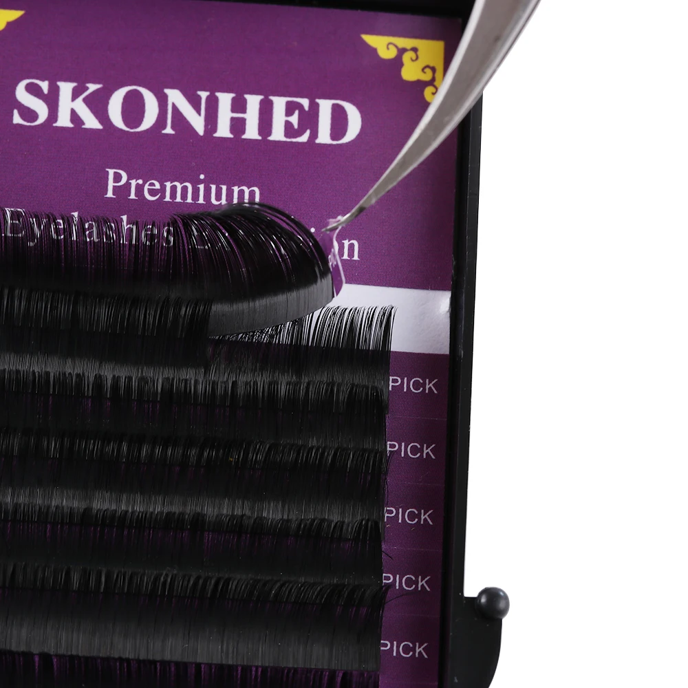 Искусственный норковый волос индивидуальное наращивание ресниц ресницы макияж густые длинные пушистые инструменты C D завитки 8~ 15 мм смешанные длины