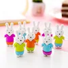 Gomme de modélisation lapin mignon dessin animé créatif pour enfant, nouveauté Kawaii série animaux, jouets d'étudiants, papeterie cadeau 1 pièces ► Photo 2/5