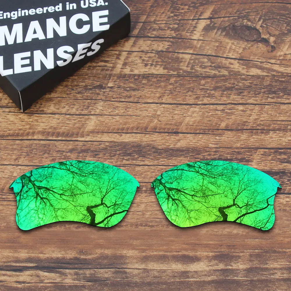 ToughAsNails поляризованные Сменные линзы для солнцезащитных очков Оукли Flak Jacket XLJ Green Mirrored (только для объектива)
