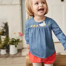 Детский комплект, Весенняя футболка с длинными рукавами и рисунком для девочек топ+ штаны, комплект из 2 предметов