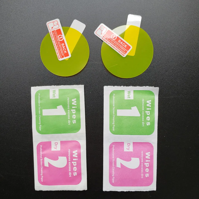 

Round TPU Soft Clear Film For Samsung Huawei Garmin Casio Sony Ticwatch Polar Suunto LG Fossil Watch Screen Protector(Not glass)