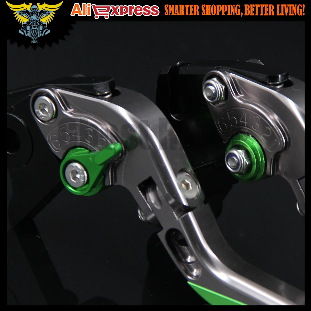 Лазерный Логотип (Ninja) CNC рычаги тормозной муфты для Kawasaki Z1000SX/NINJA 1000/Tourer 2011 2012 2013 2014