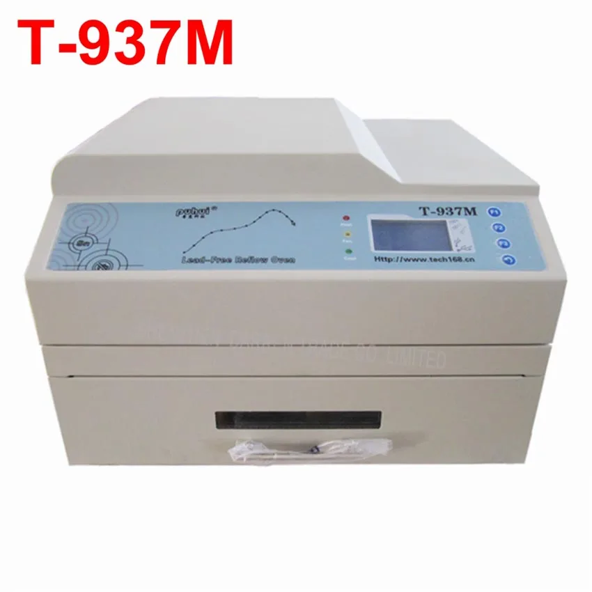 US $812.22 1pc PUHUI T937M Reflow Oven T937M LeadFree Reflow Solder Oven BGA SMD SMT Rework Sation T 937M Reflow Wave Oven