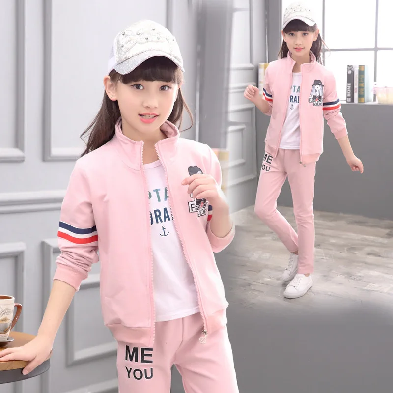 2 шт. спортивный костюм для девочек на Возраст 4 14 лет|clothes girls|children clothesgirls clothes |