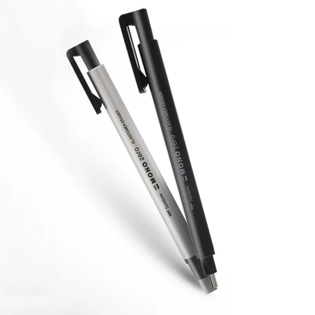 Tombow Mono Zero Eraser - Black - Round