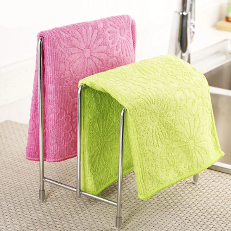 

Absorbent Household Kitchen Towels Microfiber Table Wipe Dish Washing Cloth Dust Cleaning Towel for Pot Pan Bathroom Tools