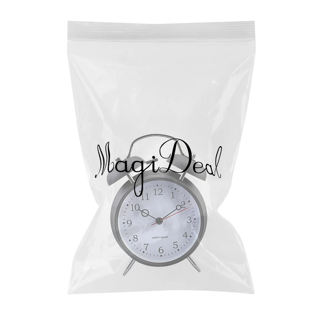 Classic Retro Twin Bell Silent Non-ticking Sweep Quartz Movement Loud Alarm Clock with Night Light for Bedroom Bedside Office