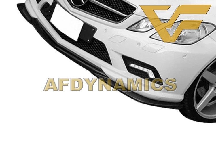 Подходит для Benz 10-13 E Class W207 E200 E250 E300 E320 E350 E400 E500 Coupe 2Dr AFD style углеродное волокно передний бампер для губ только