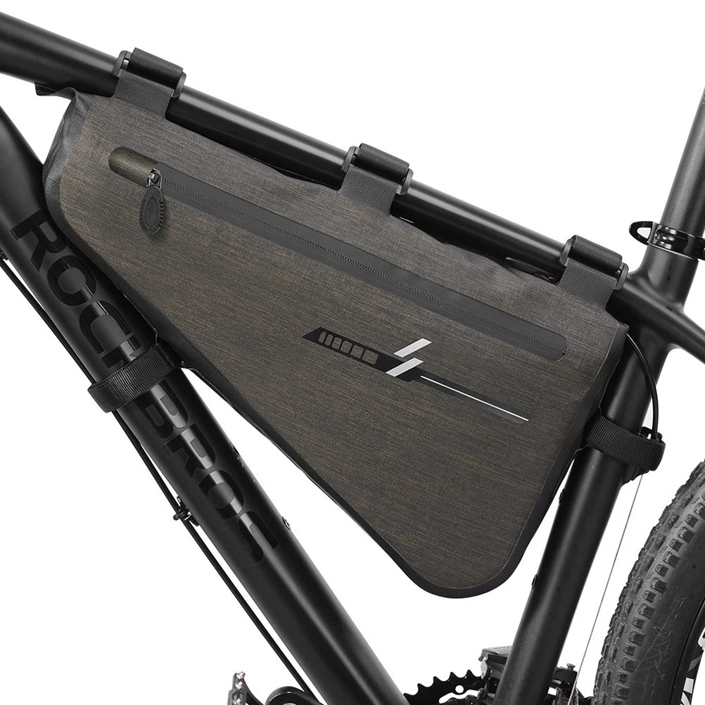 

Bicycle Bag front Triangle Frame Waterproof Large Cycling Triangle Tube Pouch Quick Release Frame Bag Bicycle Accessories