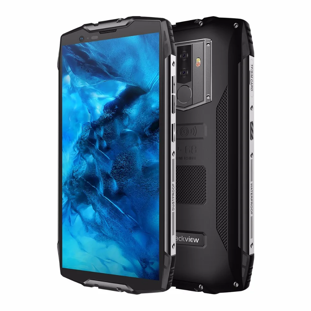 Blackview BV6800 Pro 5," смартфон IP68 Водонепроницаемый MT6750T Восьмиядерный 4 Гб+ 64 Гб 6580 мАч аккумулятор Беспроводная зарядка NFC сотовый телефон