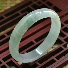 Натуральный бирманский нефритовый браслет ледяное покрытие Овальный Королевский нефритовый браслет