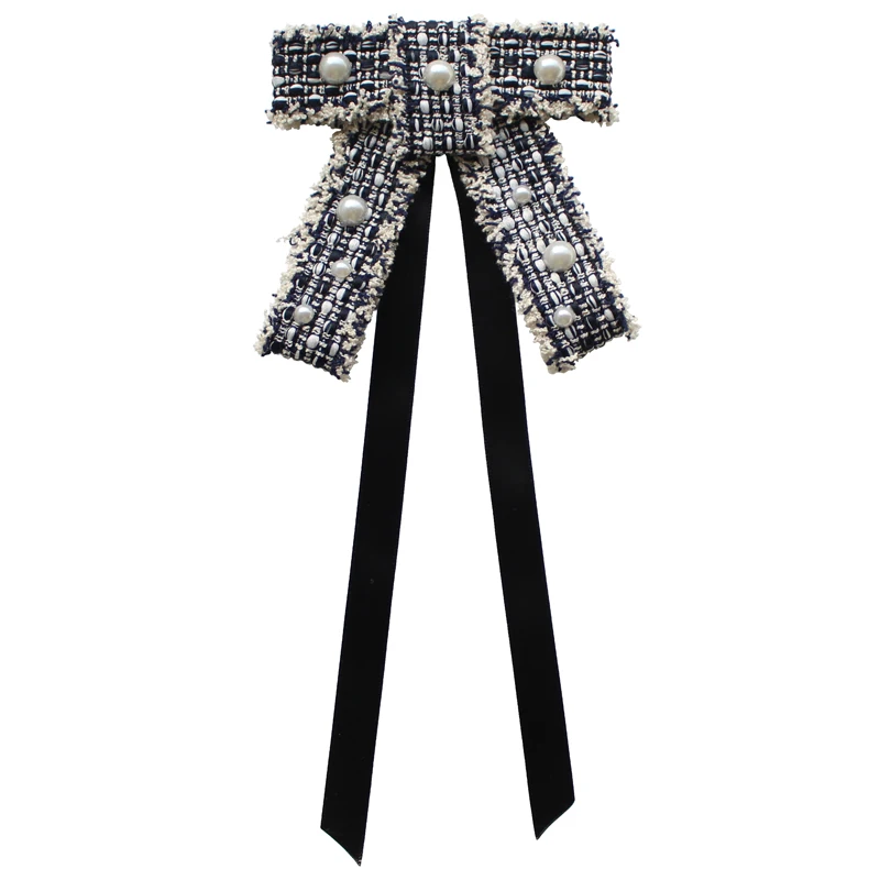 

Fashion Korean Bow Tie Flower Brooch Japanese Style Floating Breeze Shirt, Accessories Collar Decorations Tie for Women