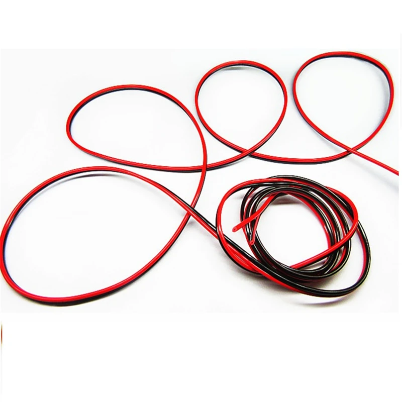 10 м/лот RVB2 * 0 5 20awg изолированный ПВХ провод 2 контактный медный кабель из луженой