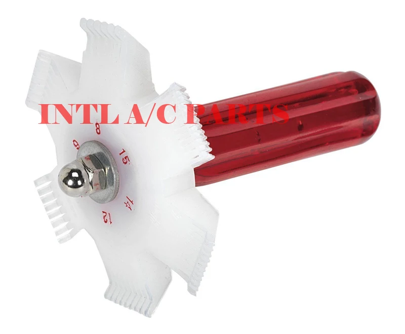 

A/C AC Radiator Condenser Evaporator Fin Straightener Coil Comb Auto Air Conditioning Tool