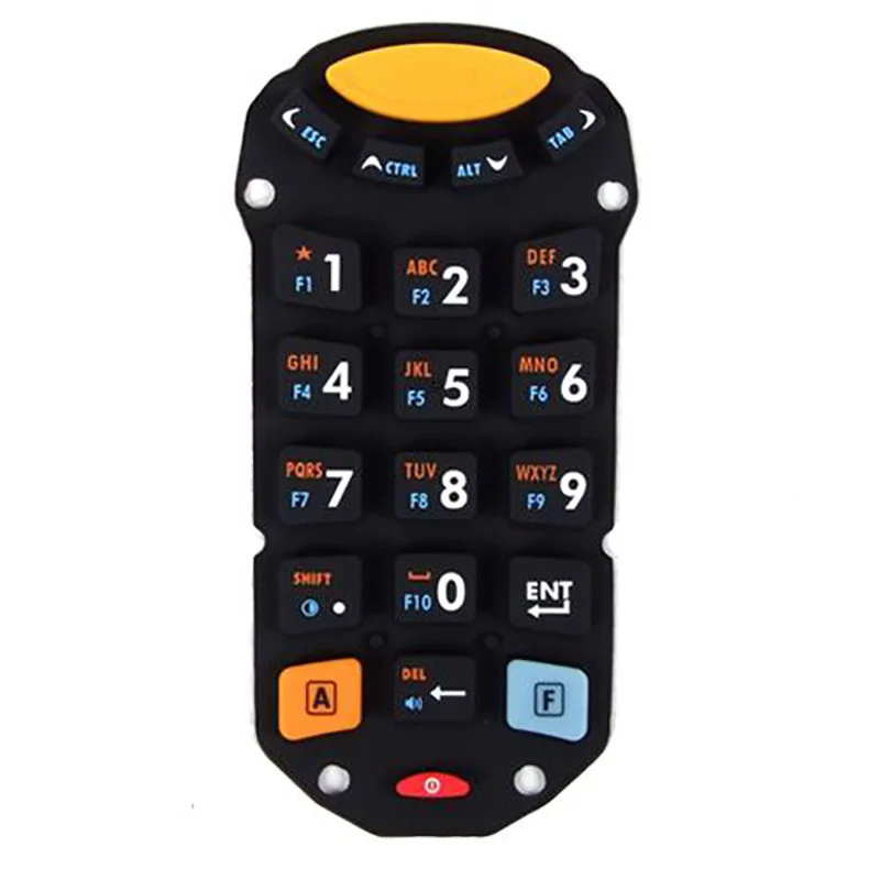 Teclado para Symbol Lote Nova Substituição Mc1000 21 Chaves Digitador Borracha Barcode Scanner Leitor Parte 5 Pçs - 3 5 pçslote Nova Substituição MC1000 21 Chaves