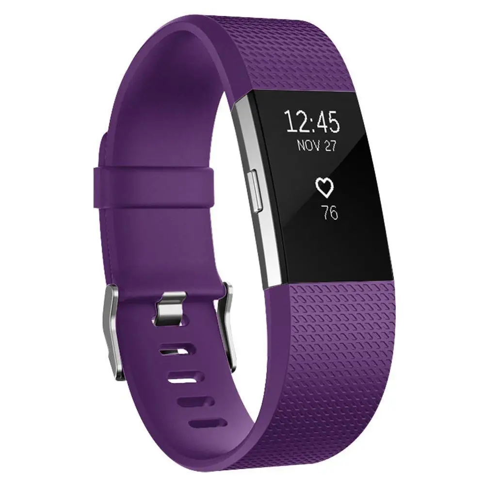 DUSZAKE R02 ремешок аксессуары для браслета Fitbit Charge 2 сменный ремешок для браслета Fitbit Charge 2 браслет для Fitbit Charge 2 - Цвет: Purple 1pc