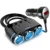12 V-24 V автомобильный разветвитель прикуривателя Plug светодиодный USB Зарядное устройство адаптер 3.1A 100 W обнаружения для телефона MP3 DVR аксессуары