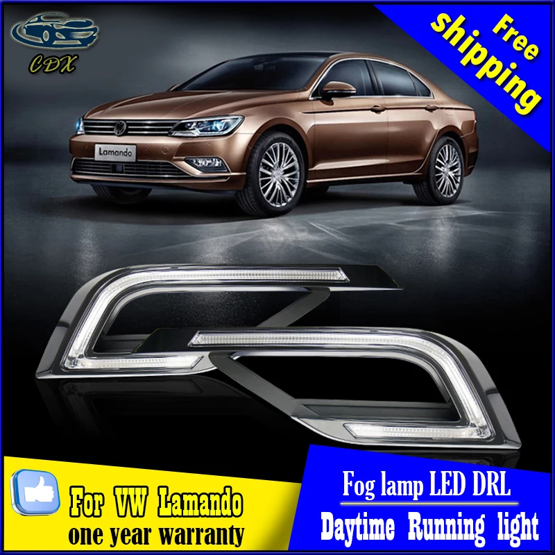 

Free shipping!!For VW Lamando LED DRL For VW Lamando High brightness guide LED DRL led fog lamps led daytime running lights