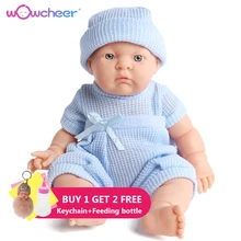 WOWCHEER 1" 38 см мягкий винил Boneca реалистичные очаровательные Куклы Reborn Baby, игрушки для детей, куклы для малышей, рождественские подарки