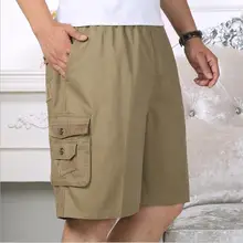 Мужские шорты, новинка, летние мужские хлопковые свободные короткие штаны, большой размер, мужские рабочие шорты, высокое качество, мужские повседневные короткие штаны, Размер 5XL