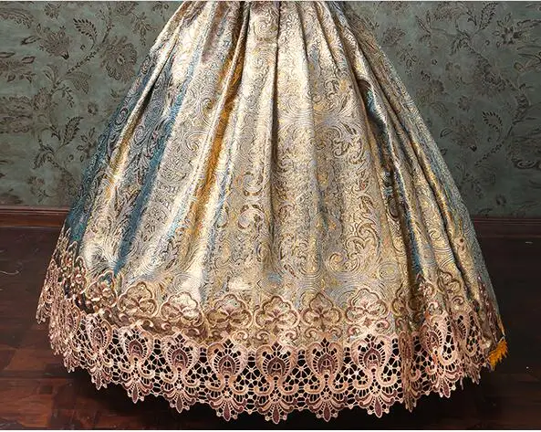 100 Настоящее барокко Королевский Версаль рококо бальное платье средневековое платье корт королева Ренессанс винтажное викторианское платье бальное платье Белль