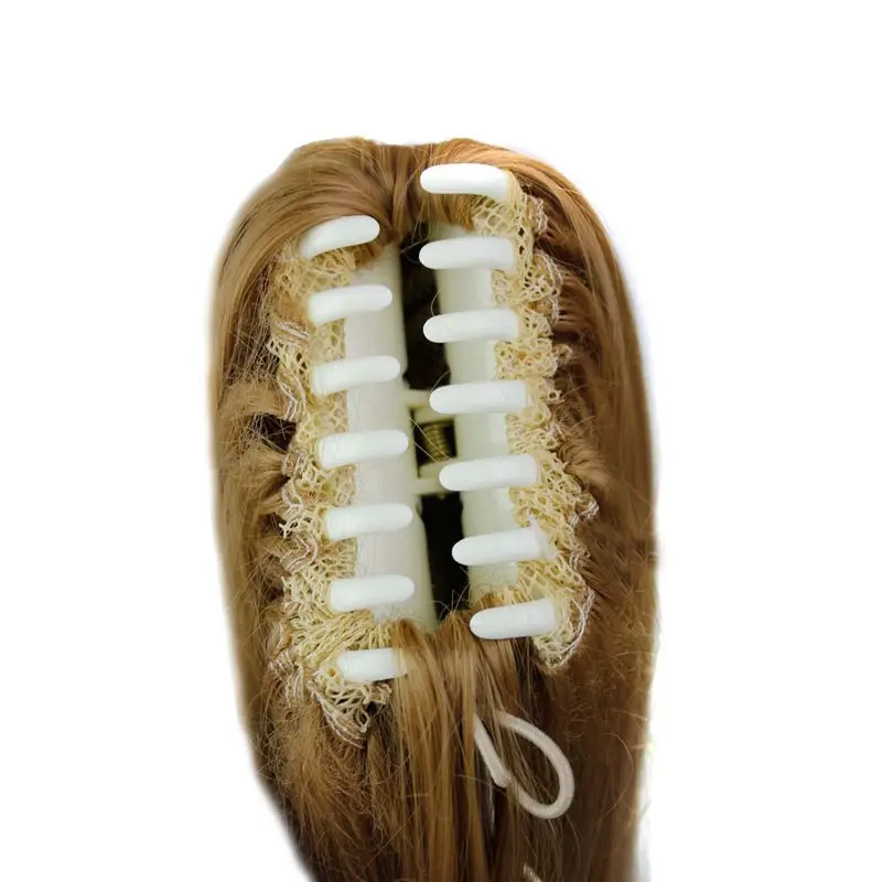 Cena Pragnienie włosów 30 cal długi 200g wysokiej temperatury syntetyczne kręcone kucyk przedłużanie włosów z pazur klip treski dla kobiety