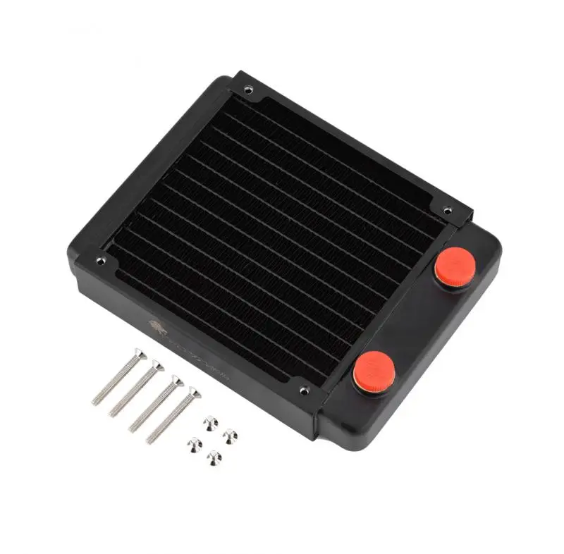 

12 Tubes PC Heat Exchanger Straight G1/4 Thread Computer CPU Water Cooler Tube - 120mm