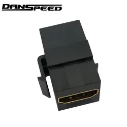 DANSPEED HDMI Keystone вставить муфта HD настенные тарелки конвертер переходник Jack Female женский черный