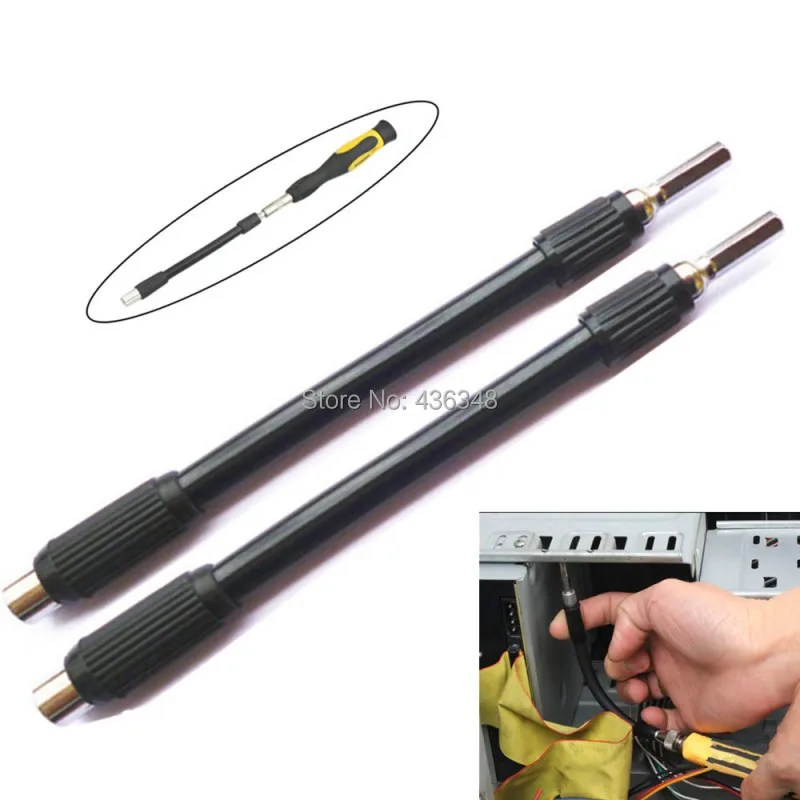 4 Pack Flex Flexible Bendable Extended Extension Screwdriver