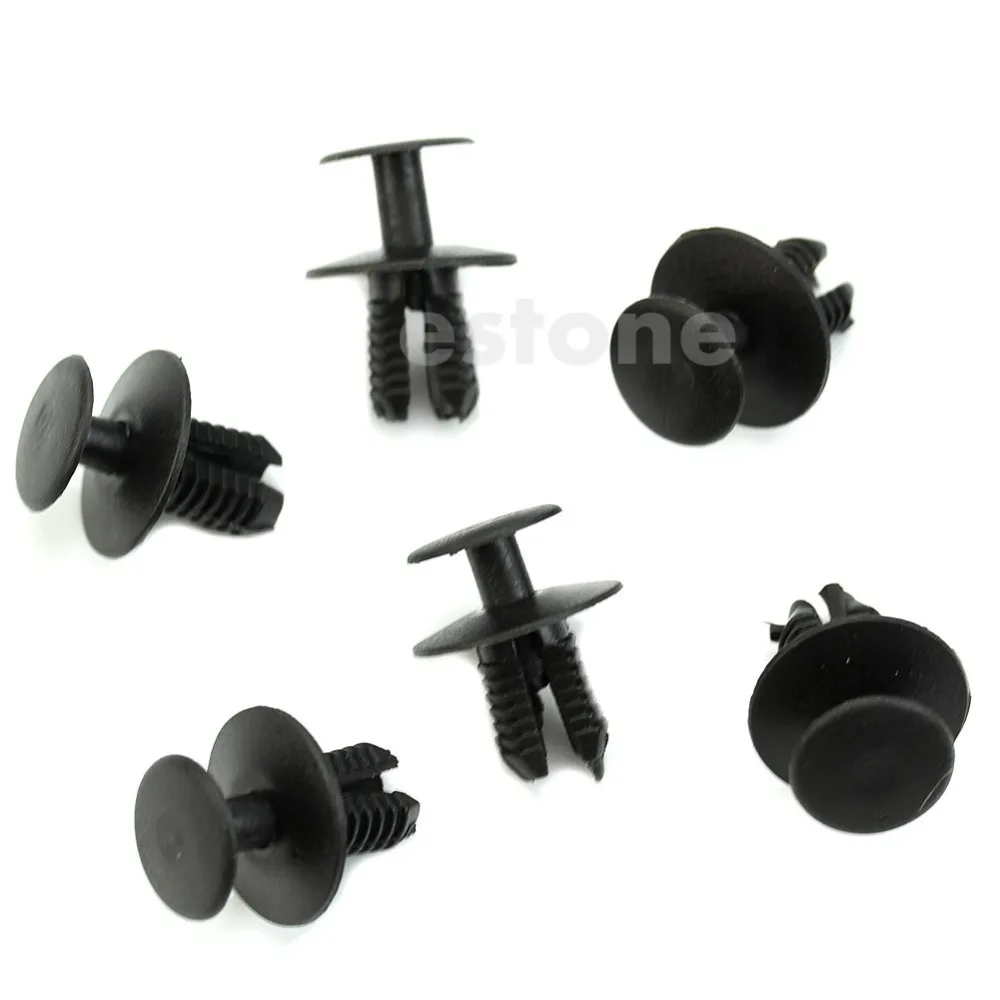 

New Useful 10pcs Car Push-Type Retainer Bumper Clip Rivet Fastener for BMW