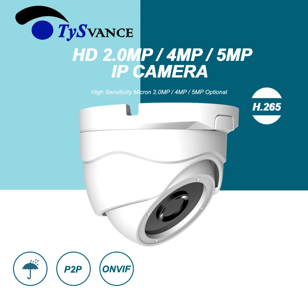 

2MP 4MP 5MP Security POE IP Camera Metal Network Camera Video Surveillance 1080P IP66 Home IR CCTV Indoor P2P Dome Cam ONVIF