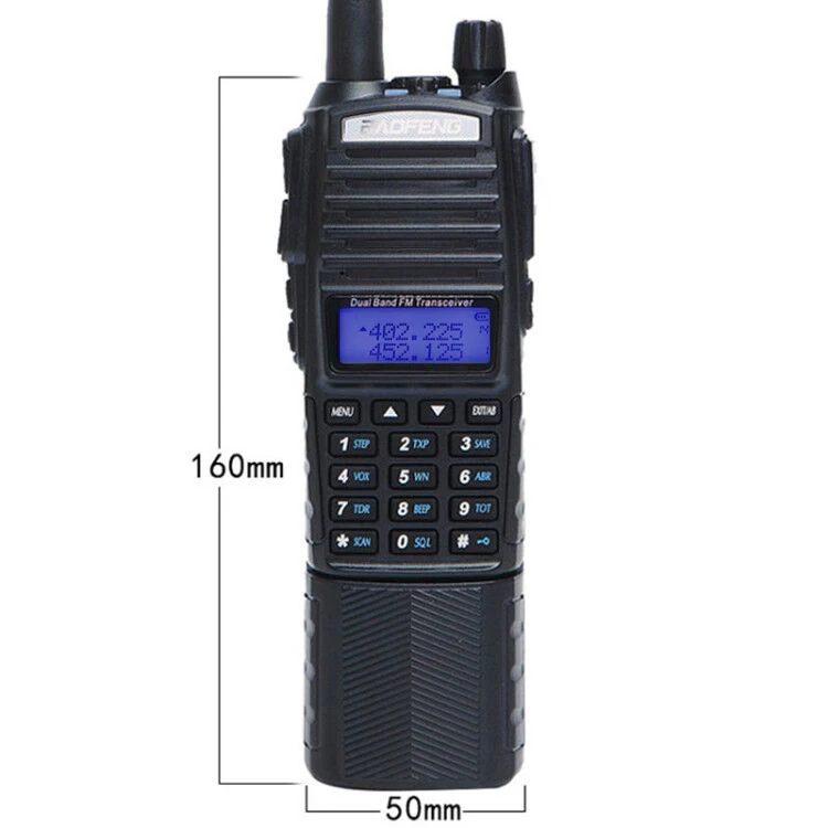 Baofeng UV 82 Walkie Talkie 3800mAh аккумулятор 5 Вт двухдиапазонный Ham Радио Интерком UV82 VHF UHF