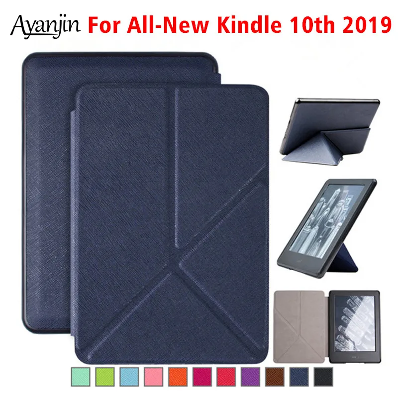 Чехол-подставка из искусственной кожи для всех новых Kindle Release E-reader Cover для Amazon Kindle " 10 поколение защитный чехол