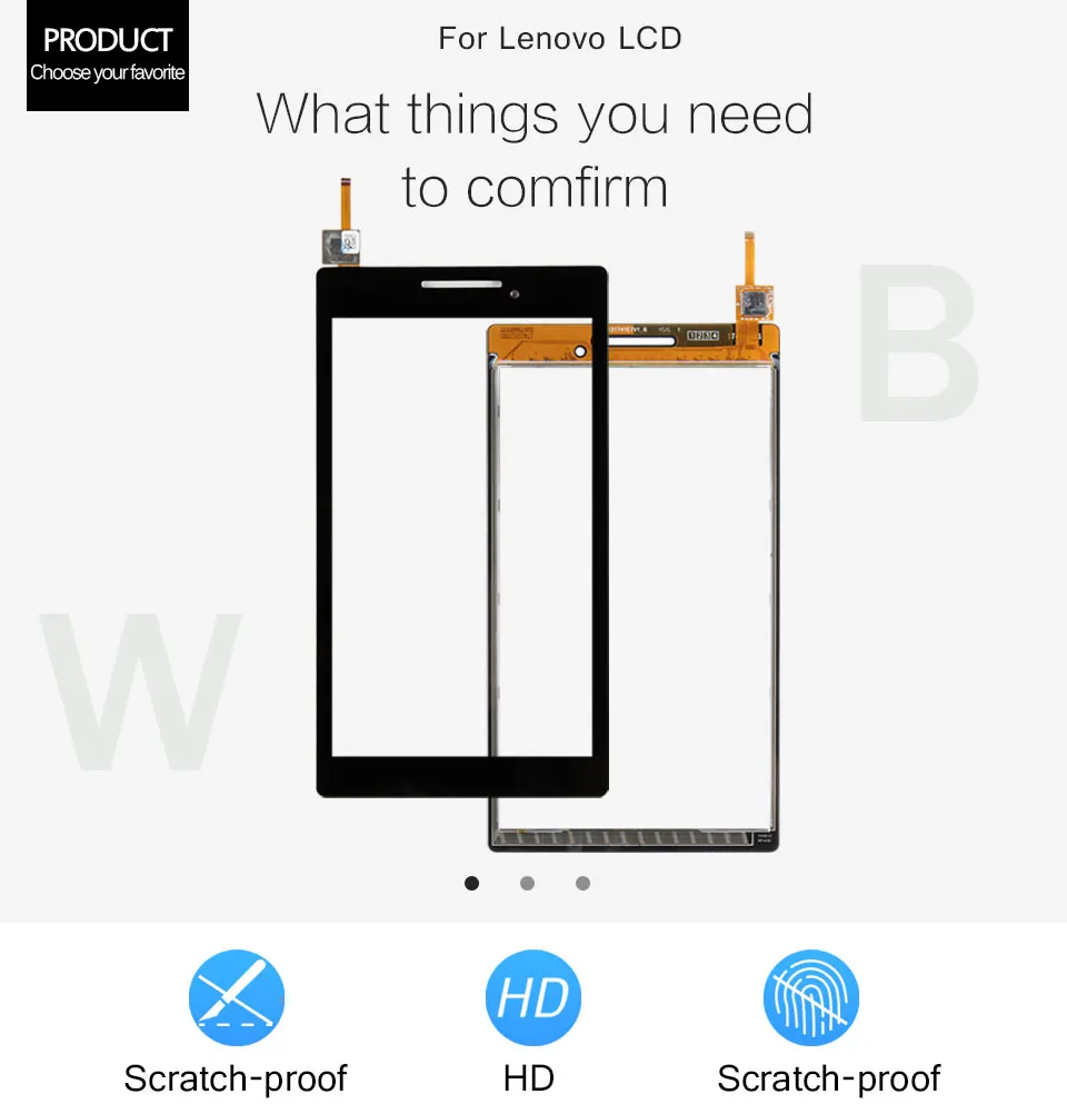 SRJTEK " сенсорный экран Экран для lenovo Tab 2 A7-10 A7-10F A7-20 A7-20F Сенсорный экран Сенсор планшетный ПК Замена для A7-10 планшета