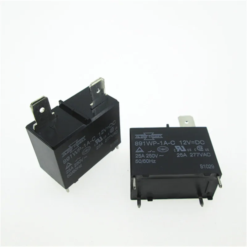 

HOT NEW relay 891WP-1A-C-12VDC 891WP-1A-C 12VDC 891WP1AC 12VDC DC12V 25A SONGCHU DIP4 10pcs/lot
