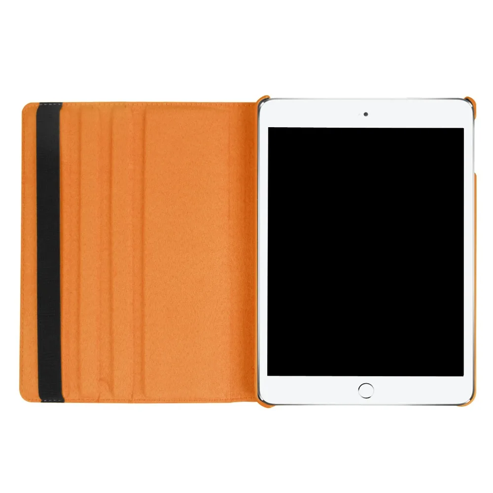 360 градусов вращающийся кожаный для Apple iPad 9,7 A1822 A1823 A1893 A1897 с подставкой и сна Smart Cover+ ручка