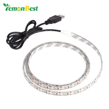 SMD3528 кабель USB 5 V светодиодный полосатые рождественские пижамы свет лампы 50 см 30 светодиодный s 100 см 60 светодиодный s Гибка световая гирлянда ТВ фонового освещения Комплект