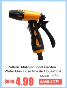Регулируемый садовый водяной пистолет высокого давления бытовой инструмент для автомойки распылитель расстояние 10 м гибкий оросительный шланг набор головок